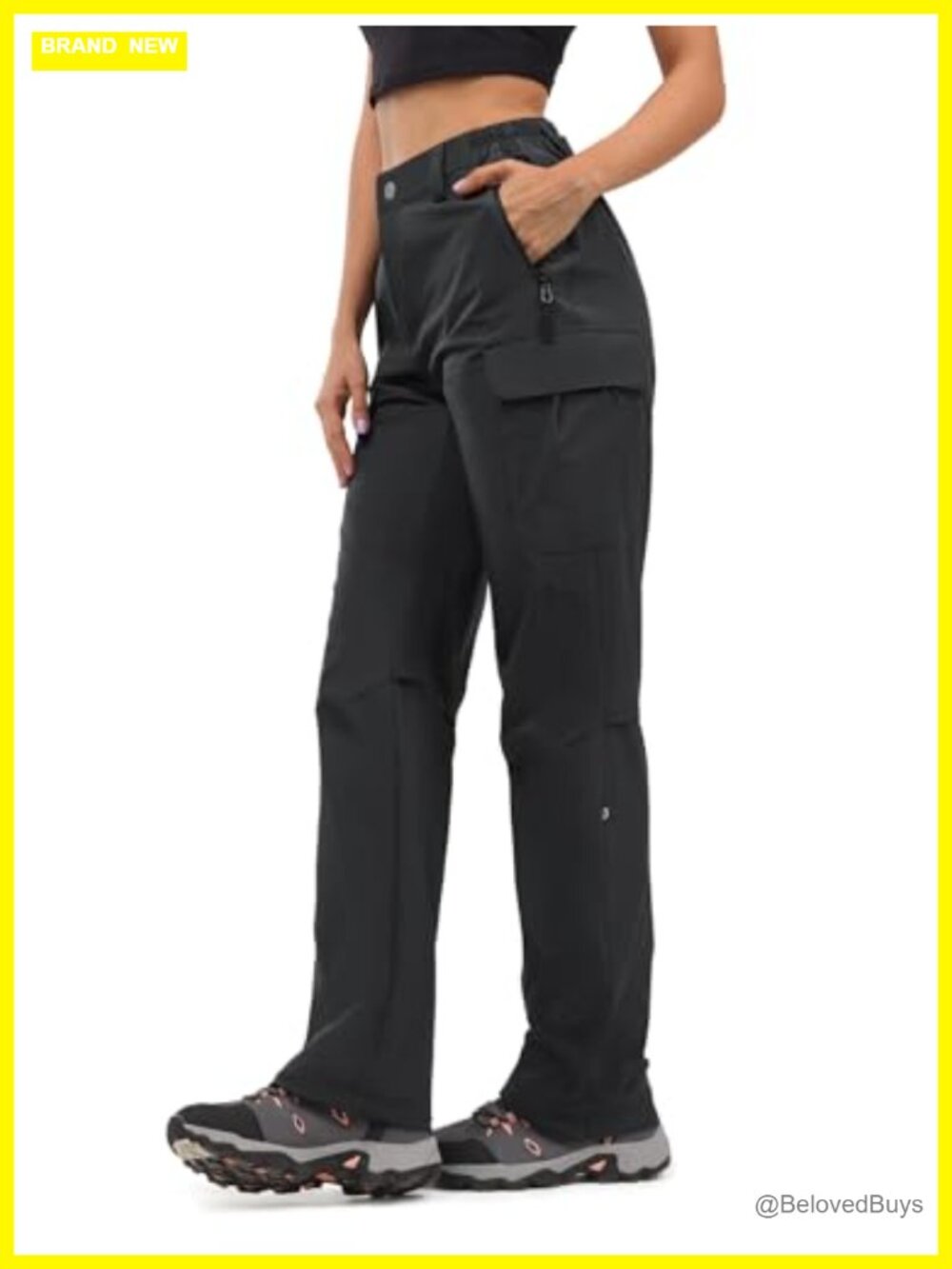 Women's Lightweight Breathable Hiking Pants Convertible Capri